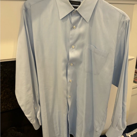 John w Nordstrom Men's Light Blue Dress Shirt - Picture 1 of 7